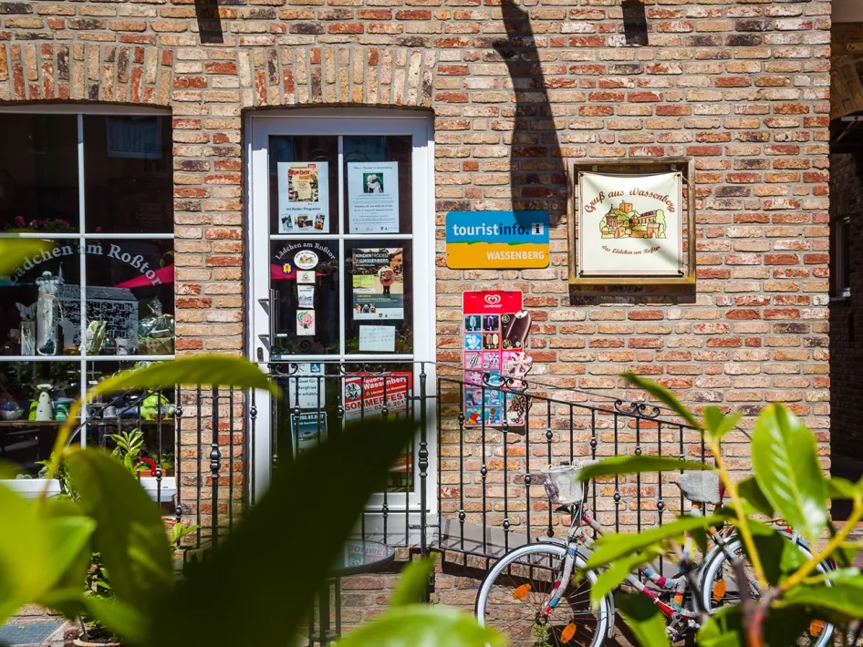 De winkel van de Tourist Information Wassenberg