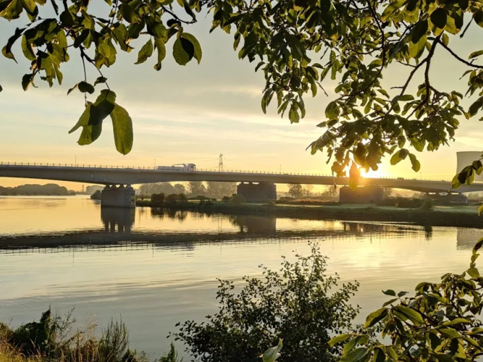 Uitzicht vanaf het terras 't Veerhuis