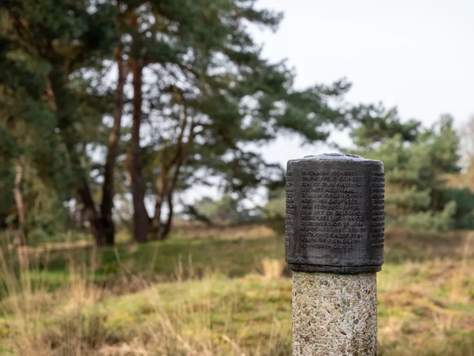Memorial at the prehistoric urn field in Weert