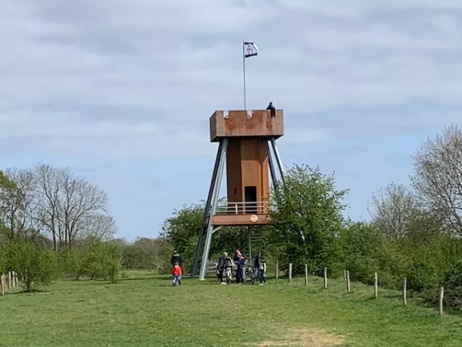 Toren aan de Maas bij Baarlo