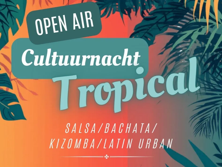 cultuurnacht tropical poster