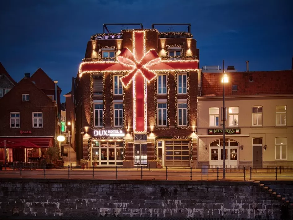 Außenansicht des Hotel Dux