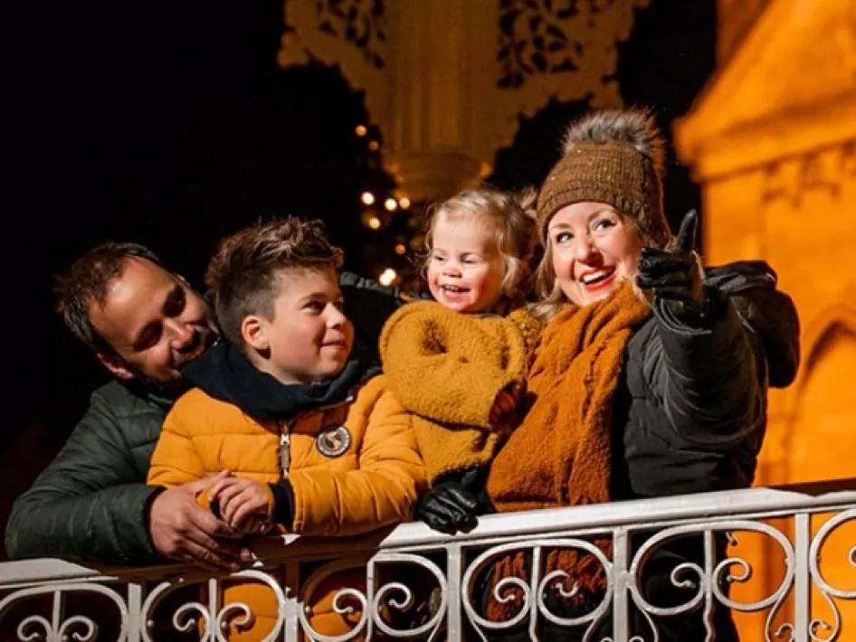 Schaatsbaan familie