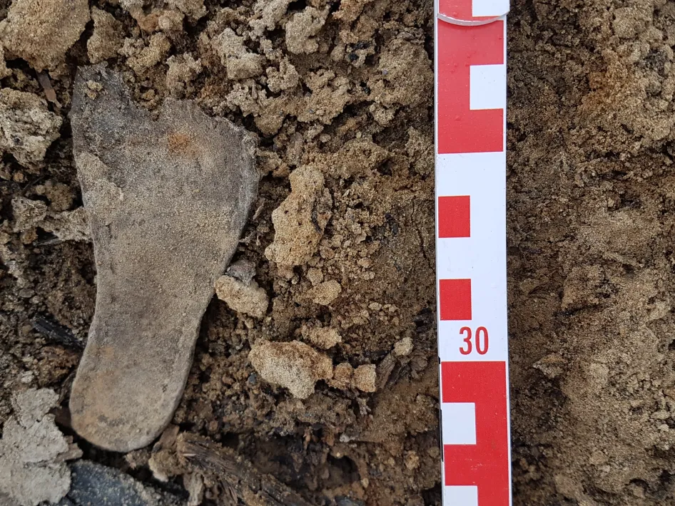 Vindplaats Stein: Middeleeuwse schoenzolen van Maasband