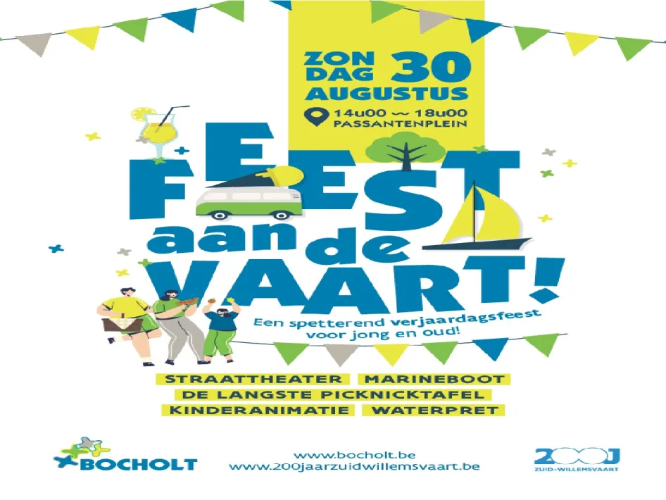 feest aan de vaart poster