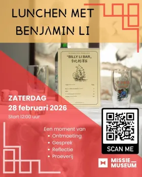 Lunchen met Benjamin Li in Missiemuseum Steyl