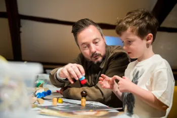 Winterpret in Museum W