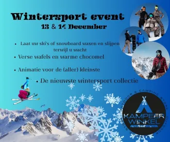 Wintersportweekend Kampeerwinkel Roermond