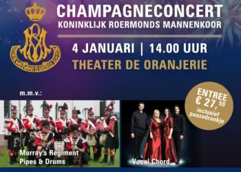 Champagneconcert 2026 Koninklijk Roermonds Mannenkoor