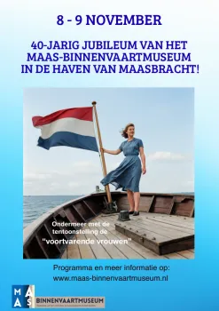 40 jaar jubileum Maas Binnenvaartmuseum Maasbracht